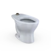 TOTO TORNADO FLUSH Commercial Flushometer Floor-Mounted Universal Height Toilet with CEFIONTECT, ADA Compliant, Elongated, Cotton White, Vitreous China, CT725CUFG#01