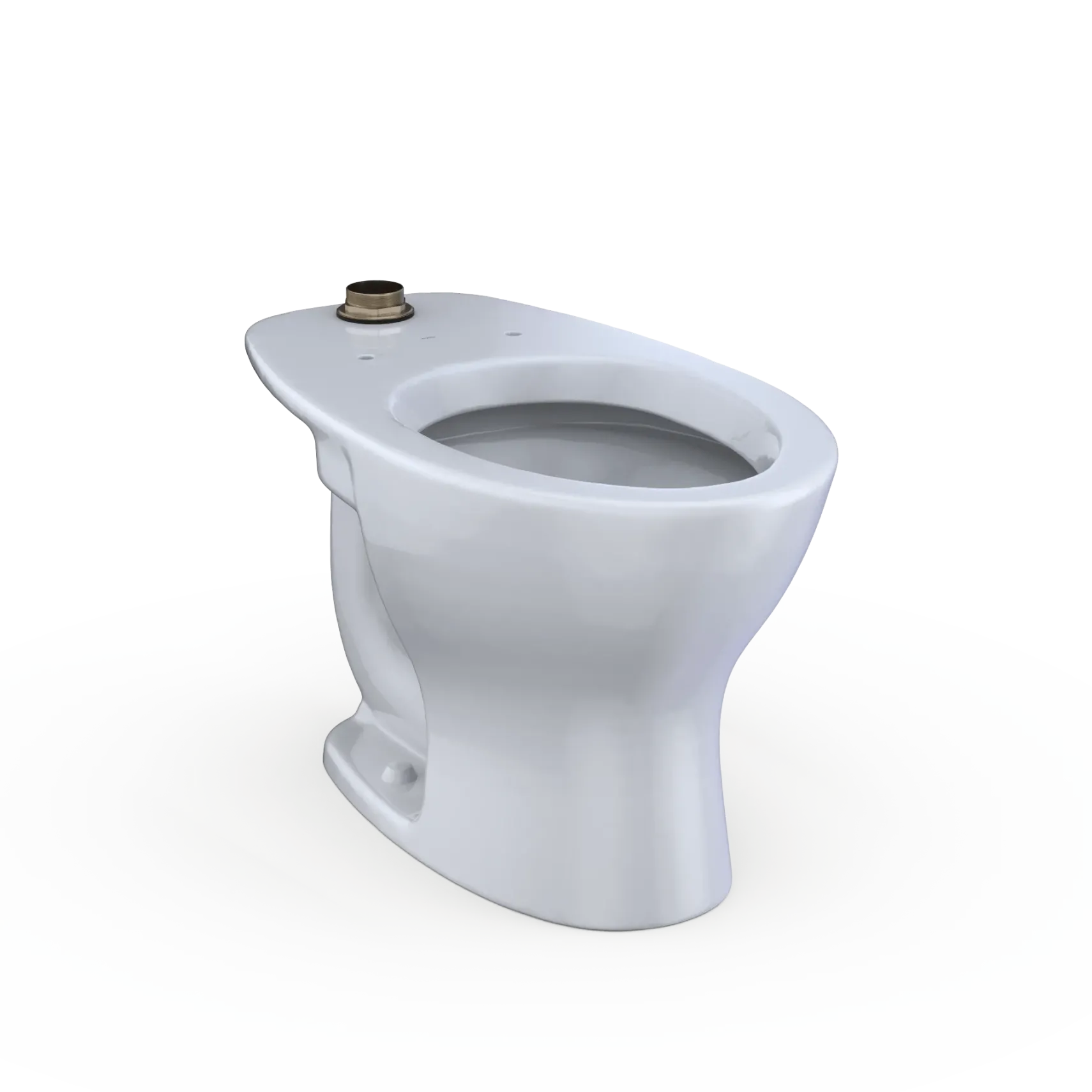 TOTO TORNADO FLUSH Commercial Flushometer Floor-Mounted Universal Height Toilet with CEFIONTECT, ADA Compliant, Elongated, Cotton White, Vitreous China, CT725CUFG#01