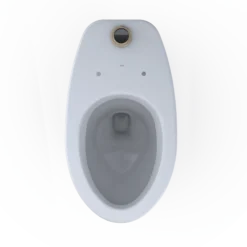 TOTO TORNADO FLUSH Commercial Flushometer Floor-Mounted Universal Height Toilet with CEFIONTECT, ADA Compliant, Elongated, Cotton White, Vitreous China, CT725CUFG#01