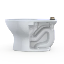TOTO TORNADO FLUSH Commercial Flushometer Floor-Mounted Universal Height Toilet, ADA Compliant, Elongated, Cotton White, Vitreous China, CT725CUF#01