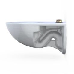 TOTO TORNADO FLUSH Commercial Flushometer Wall-Mounted Toilet, Elongated, Cotton White, Vitreous China, CT728CU#01