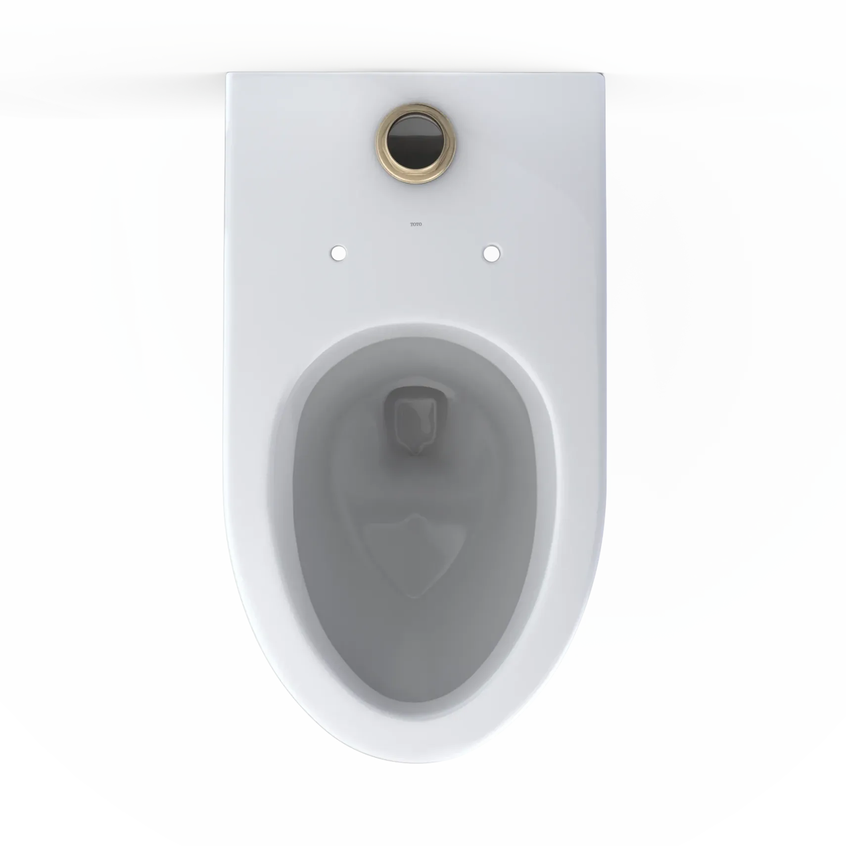 TOTO TORNADO FLUSH Commercial Flushometer Wall-Mounted Toilet, Elongated, Cotton White, Vitreous China, CT728CU#01