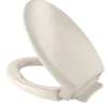 TOTO Traditional SoftClose Non Slamming, Slow Close Elongated Toilet Seat and Lid, Bone, Plastic, SS154#03