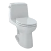 TOTO Ultimate One-Piece Elongated 1.6 GPF Toilet, Colonial White, Vitreous China, MS854114#11