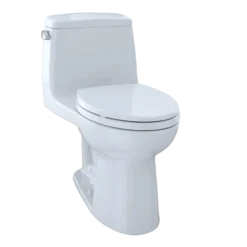 TOTO Ultimate One-Piece Elongated 1.6 GPF Toilet, Cotton White, Vitreous China, MS854114#01