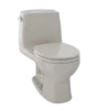 TOTO Ultimate One-Piece Round Bowl 1.6 GPF Toilet, Bone, Vitreous China, MS853113#03