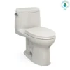 TOTO UltraMax II One-Piece Elongated 1.28 GPF Universal Height Toilet with CEFIONTECT and SS124 SoftClose Seat, WASHLET+ Ready, Sedona Beige, Vitreous China|Plastic, MS604124CEFG#12