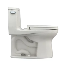 TOTO UltraMax II One-Piece Elongated 1.28 GPF Universal Height Toilet with CEFIONTECT and SS124 SoftClose Seat, WASHLET+ Ready, Sedona Beige, Vitreous China|Plastic, MS604124CEFG#12