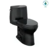 TOTO UltraMax II One-Piece Elongated 1.28 GPF Universal Height Toilet with SS124 SoftClose Seat, WASHLET+ Ready, Ebony, Vitreous China|Plastic, MS604124CEF#51