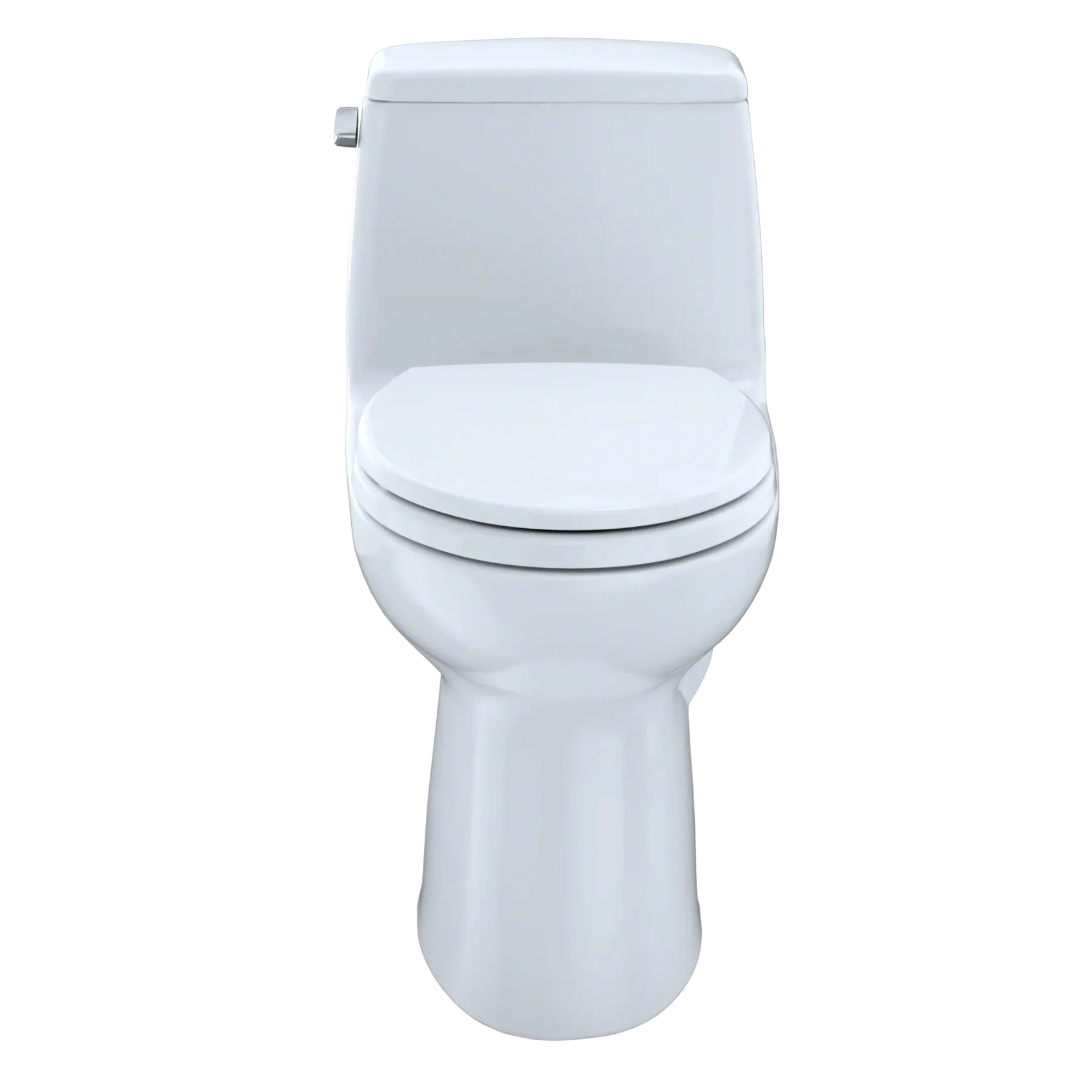 TOTO UltraMax One-Piece Elongated 1.6 GPF Toilet with CEFIONTECT, Cotton White, Vitreous China, MS854114SG#01