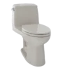 TOTO UltraMax One-Piece Elongated 1.6 GPF Toilet, Bone, Vitreous China, MS854114S#03