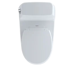 TOTO UltraMax One-Piece Round Bowl 1.6 GPF Toilet, Cotton White, Vitreous China, MS853113S#01
