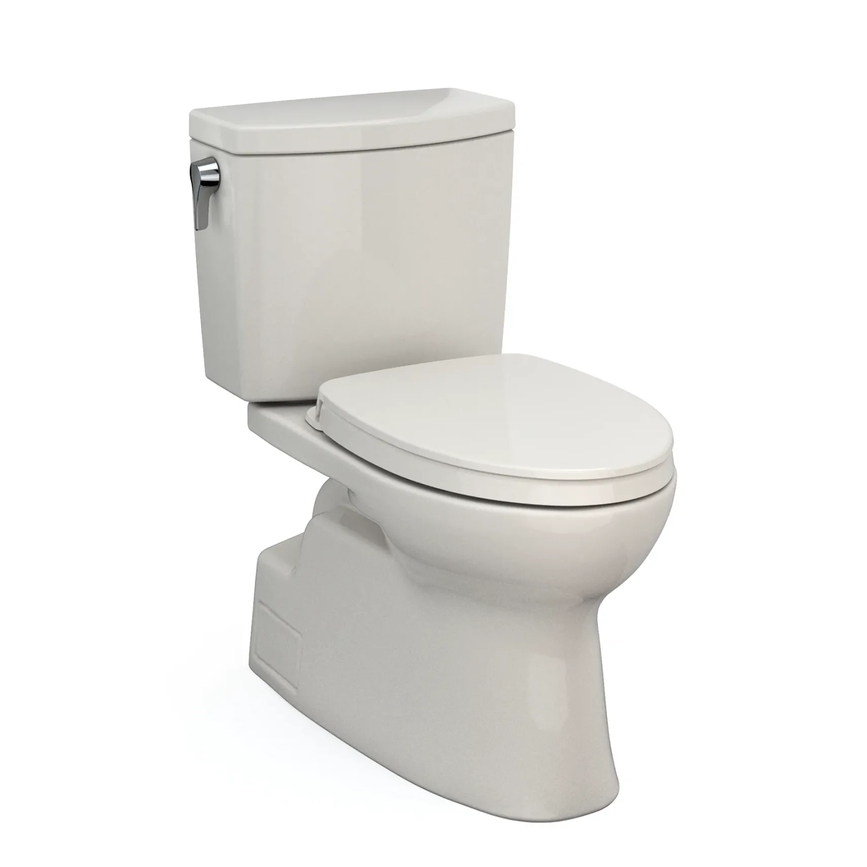 TOTO Vespin II 1G Two-Piece Elongated 1.0 GPF Universal Height Toilet with CEFIONTECT and SS124 SoftClose Seat, WASHLET+ Ready, Sedona Beige, Vitreous China|Plastic, MS474124CUFG#12