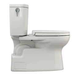 TOTO Vespin II 1G Two-Piece Elongated 1.0 GPF Universal Height Toilet with CEFIONTECT and SS124 SoftClose Seat, WASHLET+ Ready, Sedona Beige, Vitreous China|Plastic, MS474124CUFG#12