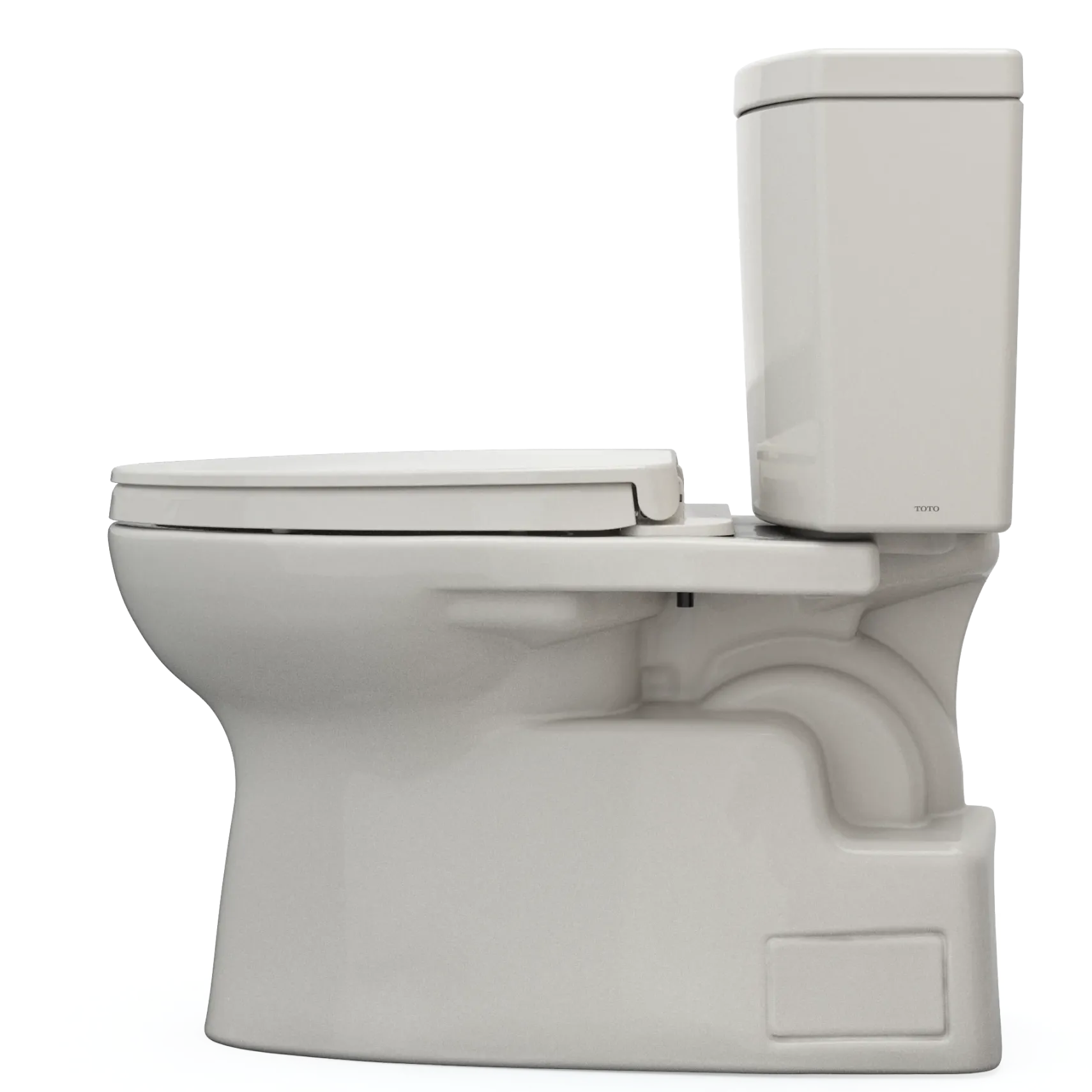 TOTO Vespin II 1G Two-Piece Elongated 1.0 GPF Universal Height Toilet with CEFIONTECT and SS124 SoftClose Seat, WASHLET+ Ready, Sedona Beige, Vitreous China|Plastic, MS474124CUFG#12
