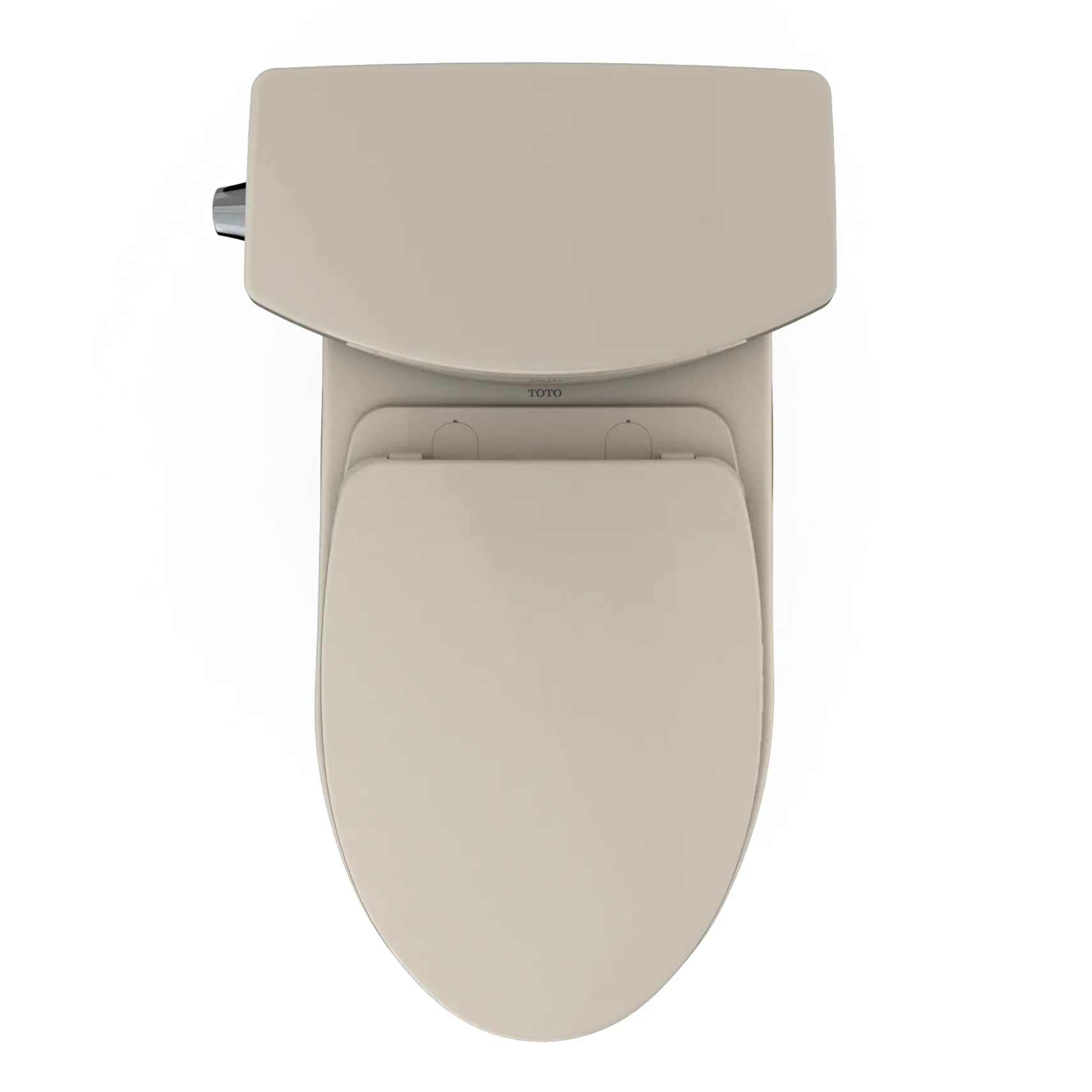 TOTO Vespin II 1G Two-Piece Elongated 1.0 GPF Universal Height Toilet with CEFIONTECT and SS124 SoftClose Seat, WASHLET+ Ready, Bone, Vitreous China|Plastic, MS474124CUFG#03