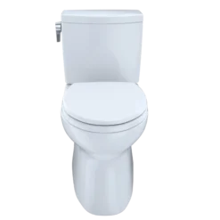TOTO Vespin II 1G Two-Piece Elongated 1.0 GPF Universal Height Skirted Design Toilet with CEFIONTECT, Cotton White, Vitreous China, CST474CUFG#01