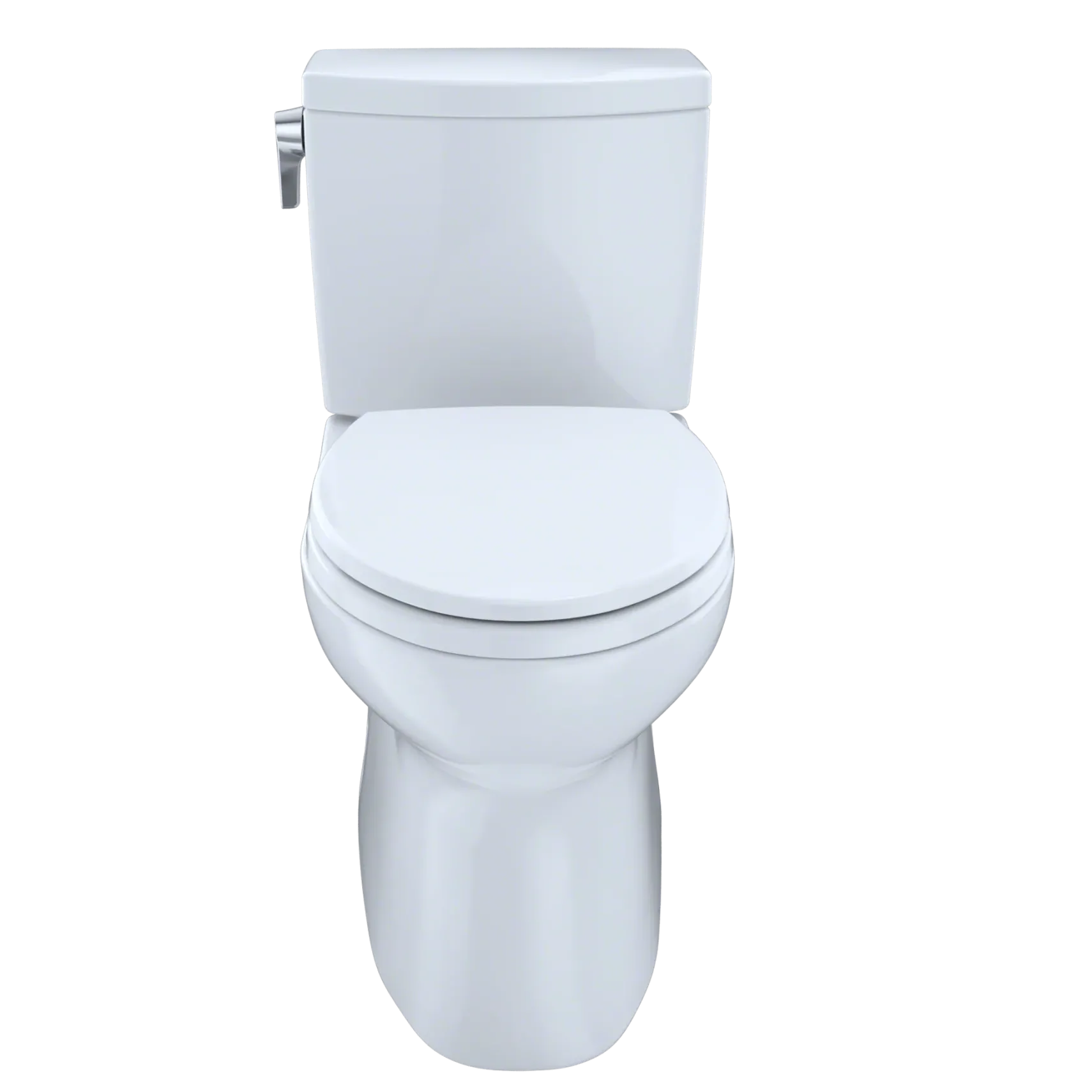 TOTO Vespin II 1G Two-Piece Elongated 1.0 GPF Universal Height Skirted Design Toilet with CEFIONTECT, Cotton White, Vitreous China, CST474CUFG#01