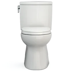 TOTO Vespin II 1G Two-Piece Elongated 1.0 GPF Universal Height Toilet with CEFIONTECT and SS124 SoftClose Seat, WASHLET+ Ready, Colonia White, Vitreous China|Plastic, Colonial White, MS474124CUFG#11
