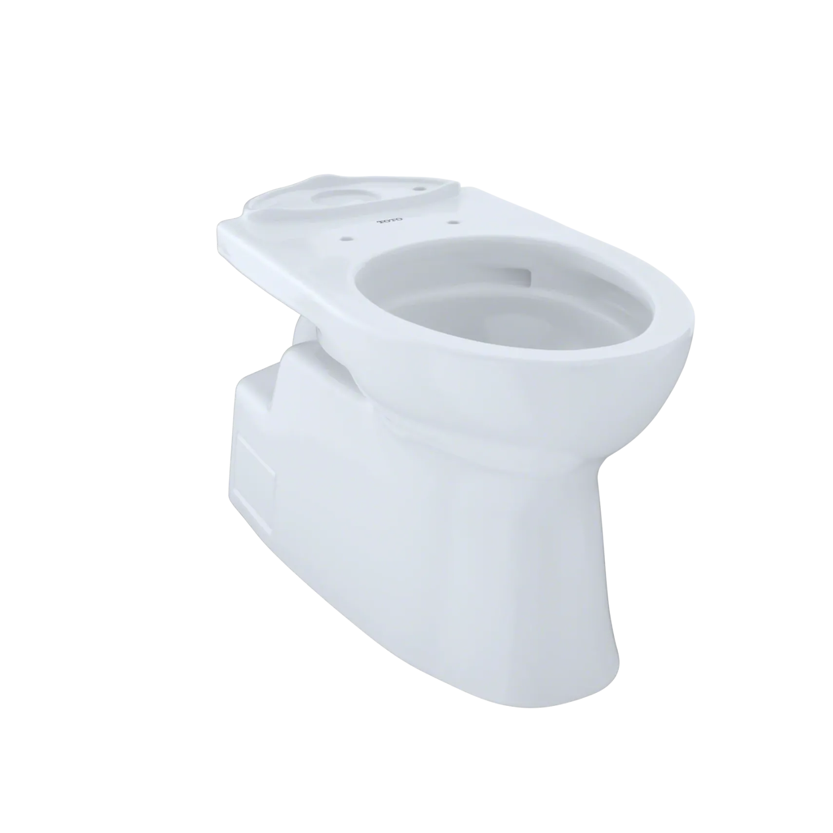 TOTO Vespin II Universal Height Elongated Skirted Toilet Bowl with CEFIONTECT, Cotton White, Vitreous China, CT474CUFG#01