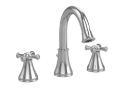 TOTO Vivian Alta Two Cross Handle Widespread 1.2 GPM Bathroom Sink Faucet, Polished Chrome, Brass, TL220DDH12#CP