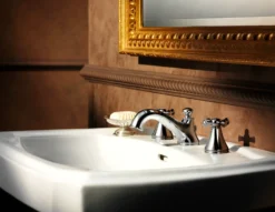 TOTO Vivian Two Cross Handle Widespread 1.2 GPM Bathroom Sink Faucet, Polished Chrome, Brass, TL220DD12#CP