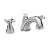 TOTO Vivian Two Cross Handle Deck-Mount Roman Tub Filler Trim, Polished Chrome, Brass, TB220DD#CP