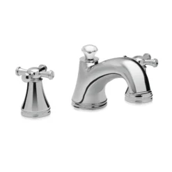 TOTO Vivian Two Cross Handle Deck-Mount Roman Tub Filler Trim, Polished Chrome, Brass, TB220DD#CP