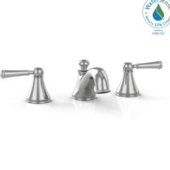 TOTO Vivian Two Handle Widespread 1.5 GPM Bathroom Sink Faucet, Polished Chrome, Brass, TL220DD1#CP