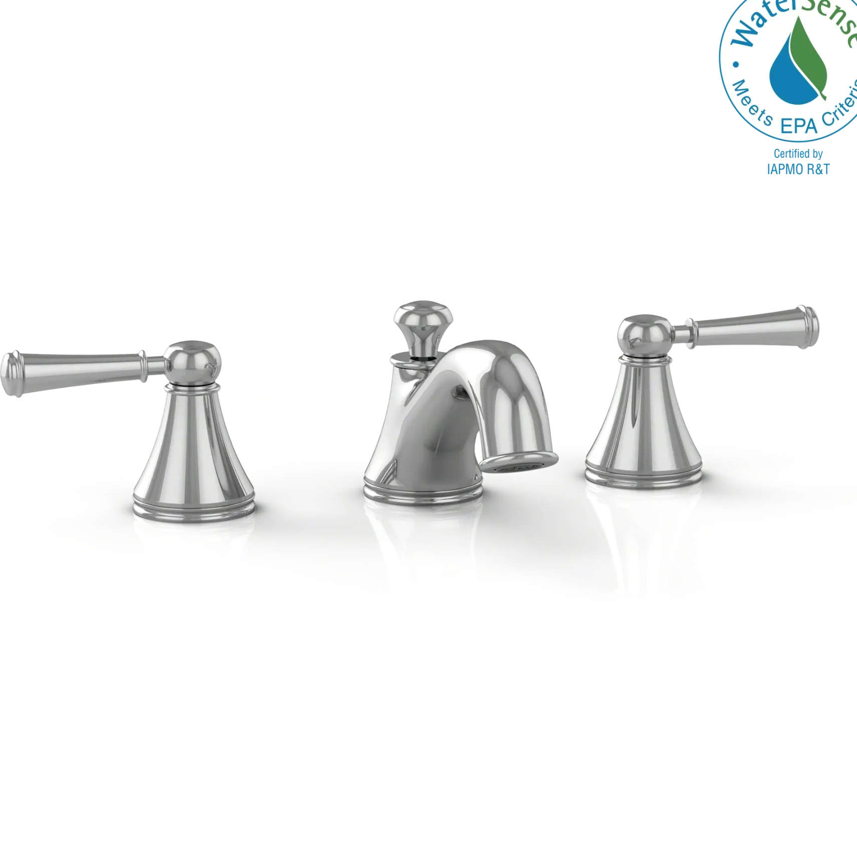 TOTO Vivian Two Handle Widespread 1.5 GPM Bathroom Sink Faucet, Polished Chrome, Brass, TL220DD1#CP