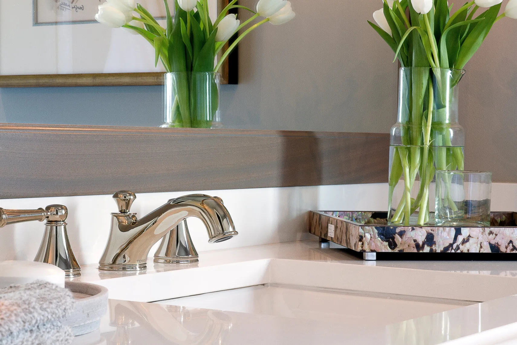 TOTO Vivian Two Handle Widespread 1.5 GPM Bathroom Sink Faucet, Polished Chrome, Brass, TL220DD1#CP