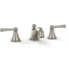 TOTO Vivian Two Handle Widespread 1.2 GPM Bathroom Sink Faucet, Brushed Nickel, Brass, TL220DD112#BN