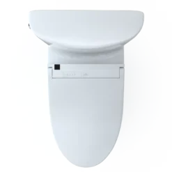 TOTO WASHLET+ Aquia IV Arc Two-Piece Elongated Dual Flush 1.28 and 0.9 GPF Toilet with C5 Bidet Seat, Cotton White, Vitreous China|Plastic, MW4483084CEMFGN#01