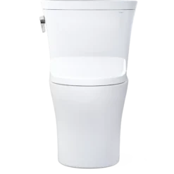 TOTO WASHLET+ Aquia IV Arc Two-Piece Elongated Dual Flush 1.28 and 0.9 GPF Toilet with Auto Flush S7 Contemporary Bidet Seat, Cotton White, Vitreous China|Plastic, MW4484726CEMFGNA#01