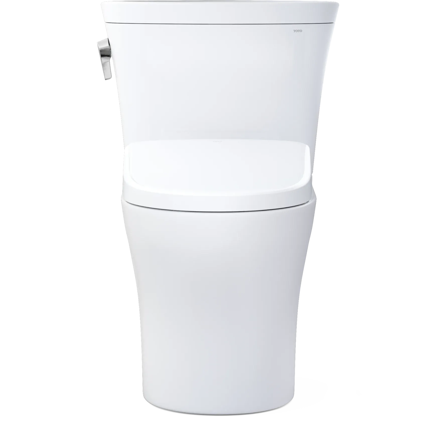 TOTO WASHLET+ Aquia IV Arc Two-Piece Elongated Dual Flush 1.28 and 0.9 GPF Toilet with Auto Flush S7A Contemporary Bidet Seat, Cotton White, Vitreous China|Plastic, MW4484736CEMFGNA#01