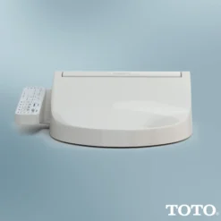 TOTO WASHLET C2 Electronic Bidet Toilet Seat with PREMIST and EWATER+ Wand Cleaning, Elongated, Sedona Beige, Plastic, SW3074#12