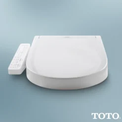 TOTO WASHLET C2 Electronic Bidet Toilet Seat with PREMIST and EWATER+ Wand Cleaning, Elongated, Cotton White, Plastic, SW3074#01