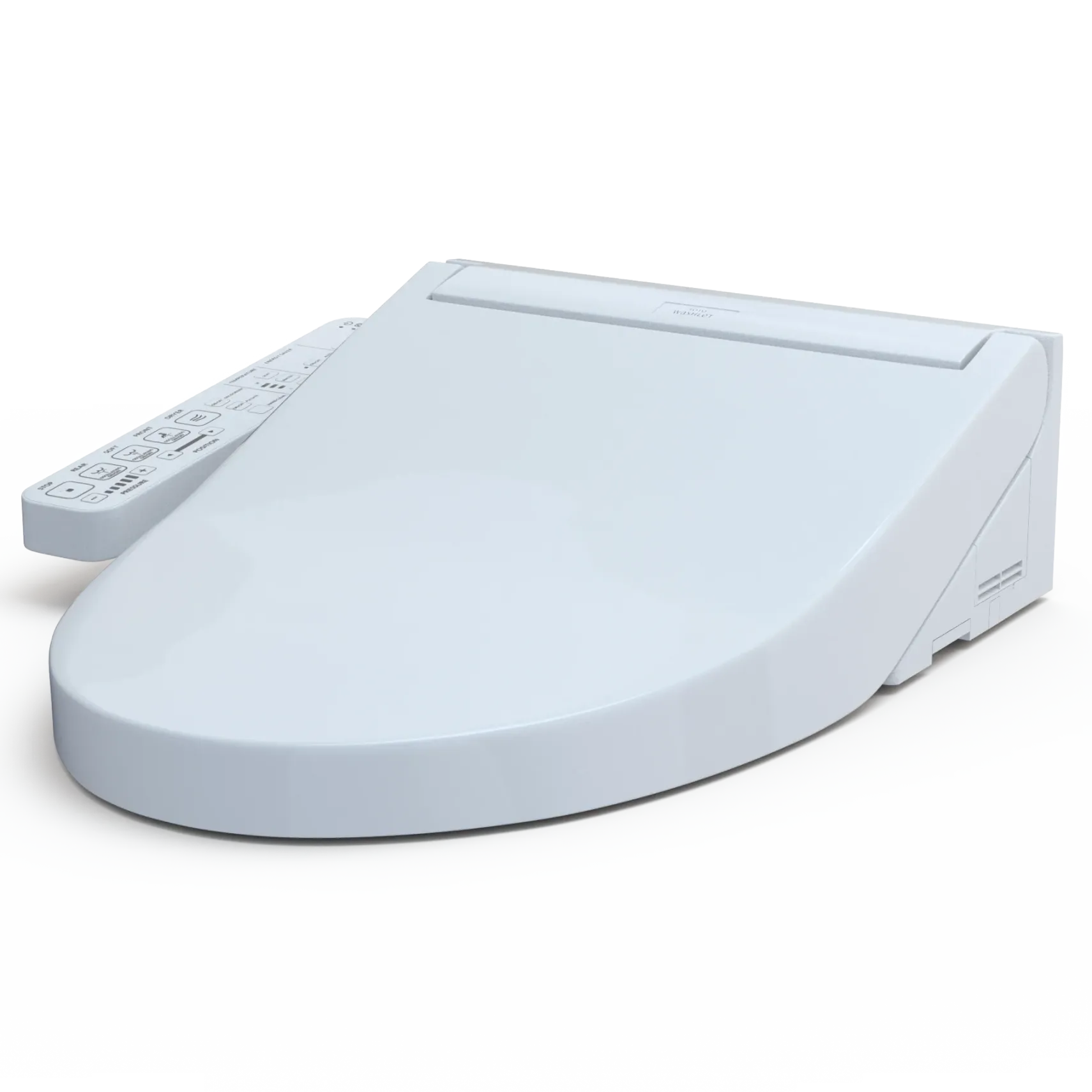 TOTO WASHLET C2 Electronic Bidet Toilet Seat with PREMIST and EWATER+ Wand Cleaning, Elongated, Cotton White, Plastic, SW3074#01