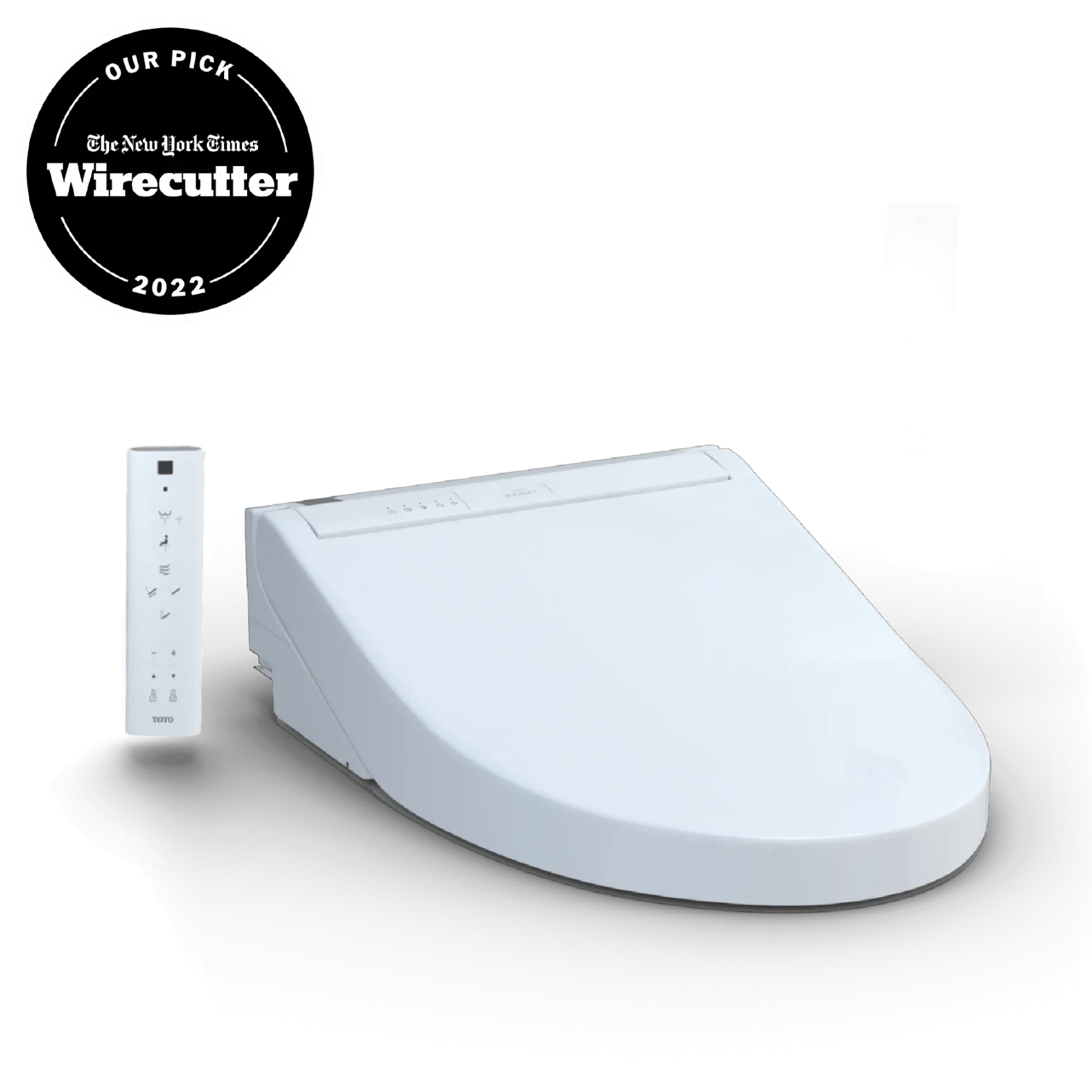 TOTO WASHLET C5 Electronic Bidet Toilet Seat with PREMIST and EWATER+ Wand Cleaning, Elongated, Cotton White, Plastic, SW3084#01