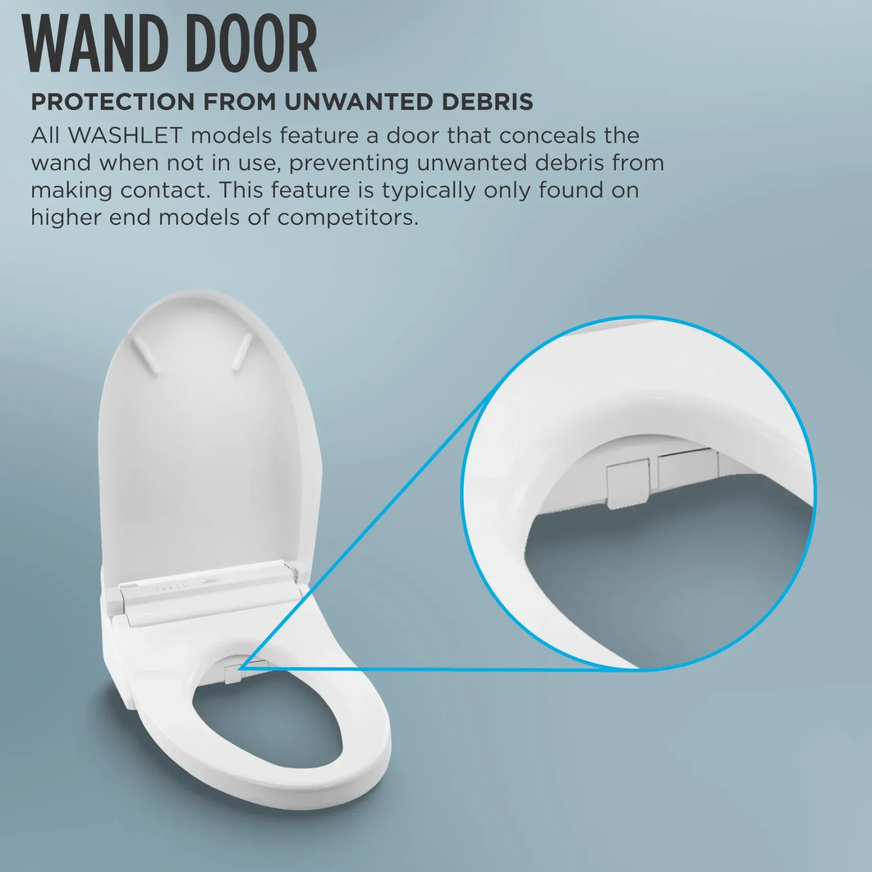 TOTO WASHLET C5 Electronic Bidet Toilet Seat with PREMIST and EWATER+ Wand Cleaning, Elongated, Cotton White, Plastic, SW3084#01