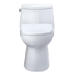 TOTO WASHLET+ Carlyle II 1G One-Piece Elongated 1.0 GPF Toilet and WASHLET+ S7 Contemporary Bidet Seat, Cotton White, Vitreous China|Plastic, MW6144726CUFG#01