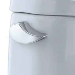 TOTO WASHLET+ Carlyle II One-Piece Elongated 1.28 GPF Toilet and WASHLET+ C2 Bidet Seat, Cotton White, Vitreous China|Plastic, MW6143074CEFG#01
