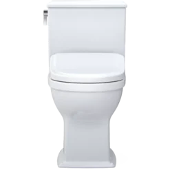 TOTO WASHLET+ Connelly Two-Piece Elongated Dual Flush 1.28 and 0.9 GPF Toilet and Classic WASHLET S7 Contemporary Bidet Seat with Auto Flush, Cotton White, Vitreous China|Plastic, MW4944724CEMFGA#01
