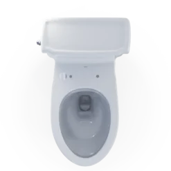 TOTO WASHLET+ Eco Guinevere Elongated 1.28 GPF Universal Height Toilet with C2 Bidet Seat, Cotton White, Vitreous China|Plastic, MW9743074CEFG#01