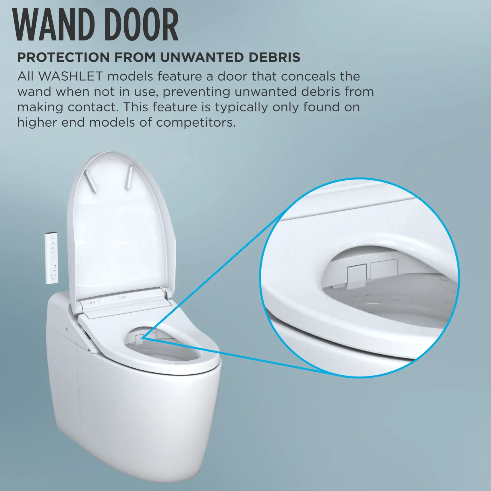 TOTO WASHLET G450 1.0 or 0.8 GPF Smart Toilet with Integrated Bidet Seat and CEFIONTECT, Cotton White, Vitreous China|Plastic, MS922CUMFG#01