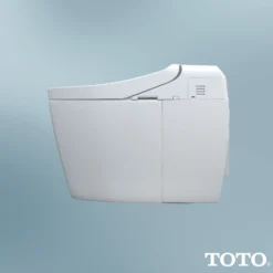 TOTO WASHLET G450 1.0 or 0.8 GPF Smart Toilet with Integrated Bidet Seat and CEFIONTECT, Cotton White, Vitreous China|Plastic, MS922CUMFG#01