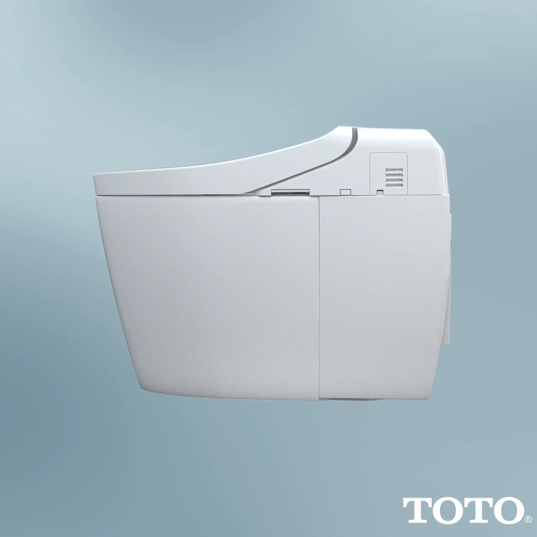 TOTO WASHLET G450 1.0 or 0.8 GPF Smart Toilet with Integrated Bidet Seat and CEFIONTECT, Cotton White, Vitreous China|Plastic, MS922CUMFG#01
