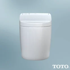 TOTO WASHLET G450 1.0 or 0.8 GPF Smart Toilet with Integrated Bidet Seat and CEFIONTECT, Cotton White, Vitreous China|Plastic, MS922CUMFG#01
