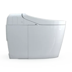 TOTO WASHLET G450 1.0 or 0.8 GPF Smart Toilet with Integrated Bidet Seat and CEFIONTECT, Cotton White, Vitreous China|Plastic, MS922CUMFG#01