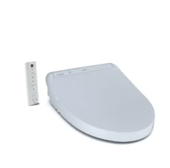 TOTO WASHLET K300 Electronic Bidet Toilet Seat with Instantaneous Water Heating, PREMIST and EWATER+ Wand Cleaning, Elongated, Cotton White, Plastic, SW3036R#01